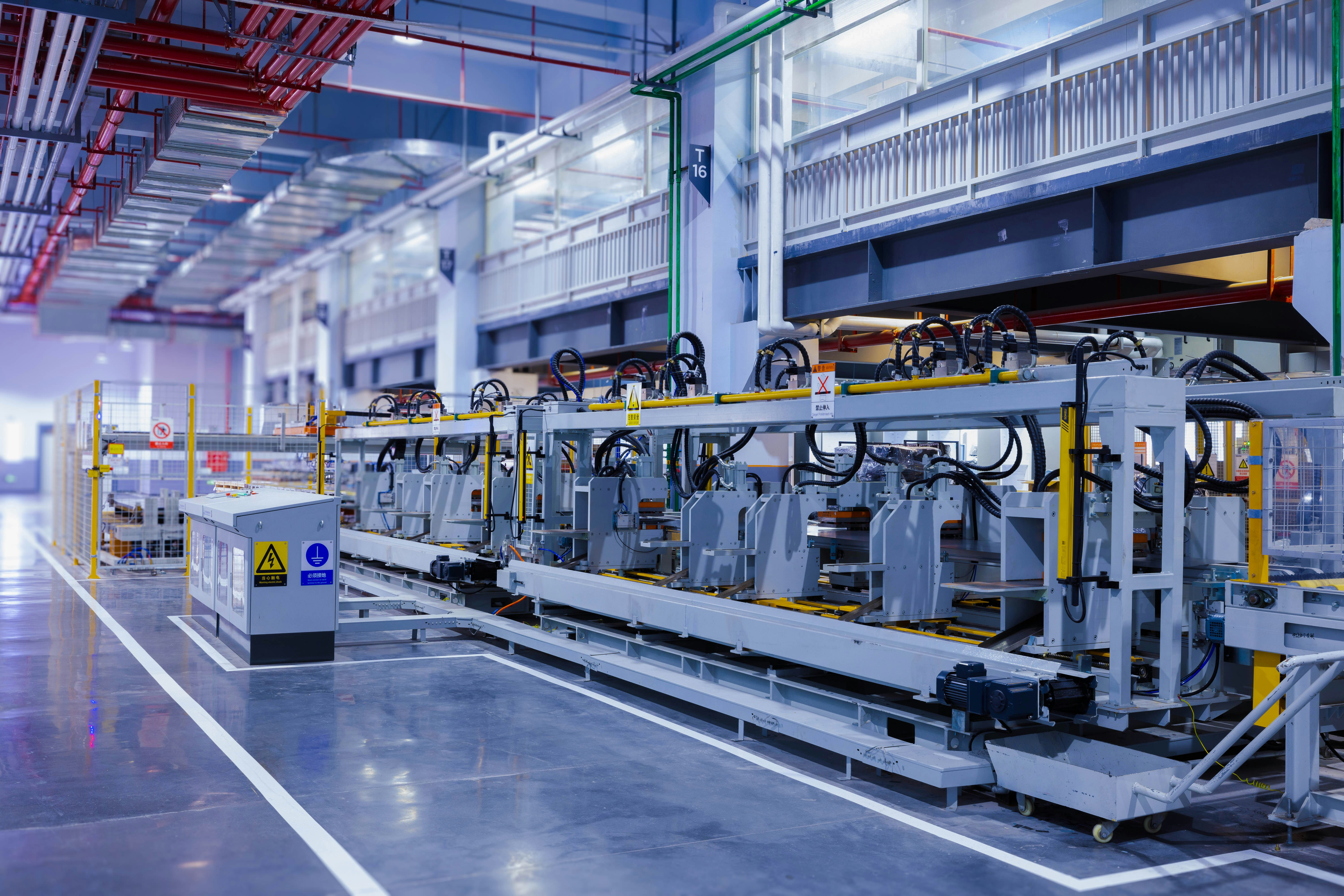 Ligne de production industrielle
